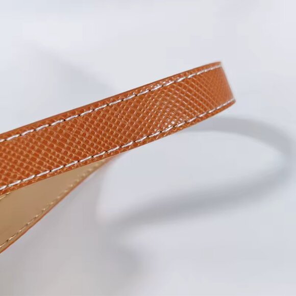 Cognac Turn-Lock Buckle Belt - Adjustable from 60cm to 100cm